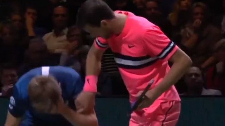 Bizarna povreda Goffina, Dimitrov u finalu