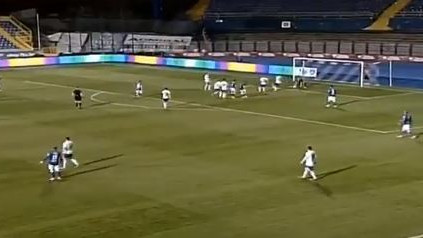 Igrač Željezničara se povrijedio prilikom šuta