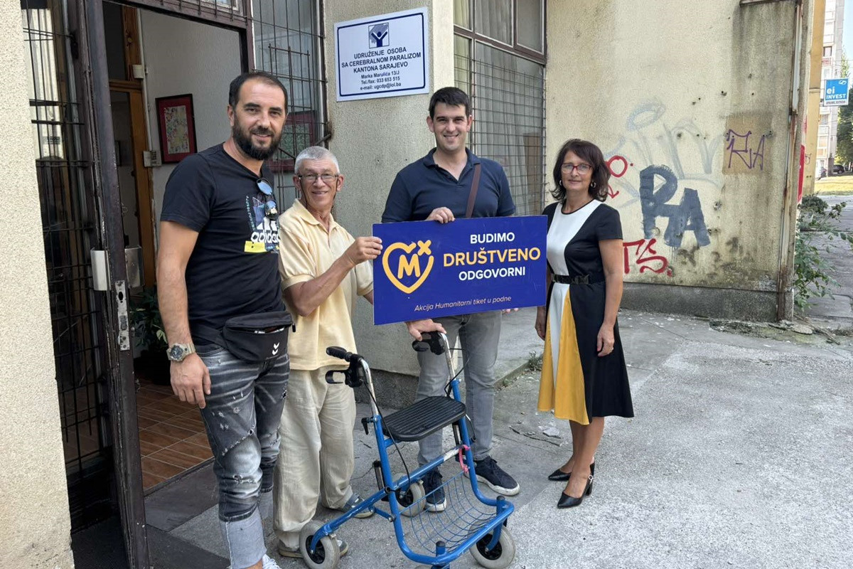 Rođendanski poklon iz Mozzarta za Udruženje osoba oboljelih od cerebralne paralize Rođendanski poklon iz Mozzarta za Udruženje osoba oboljelih od cerebralne paralize