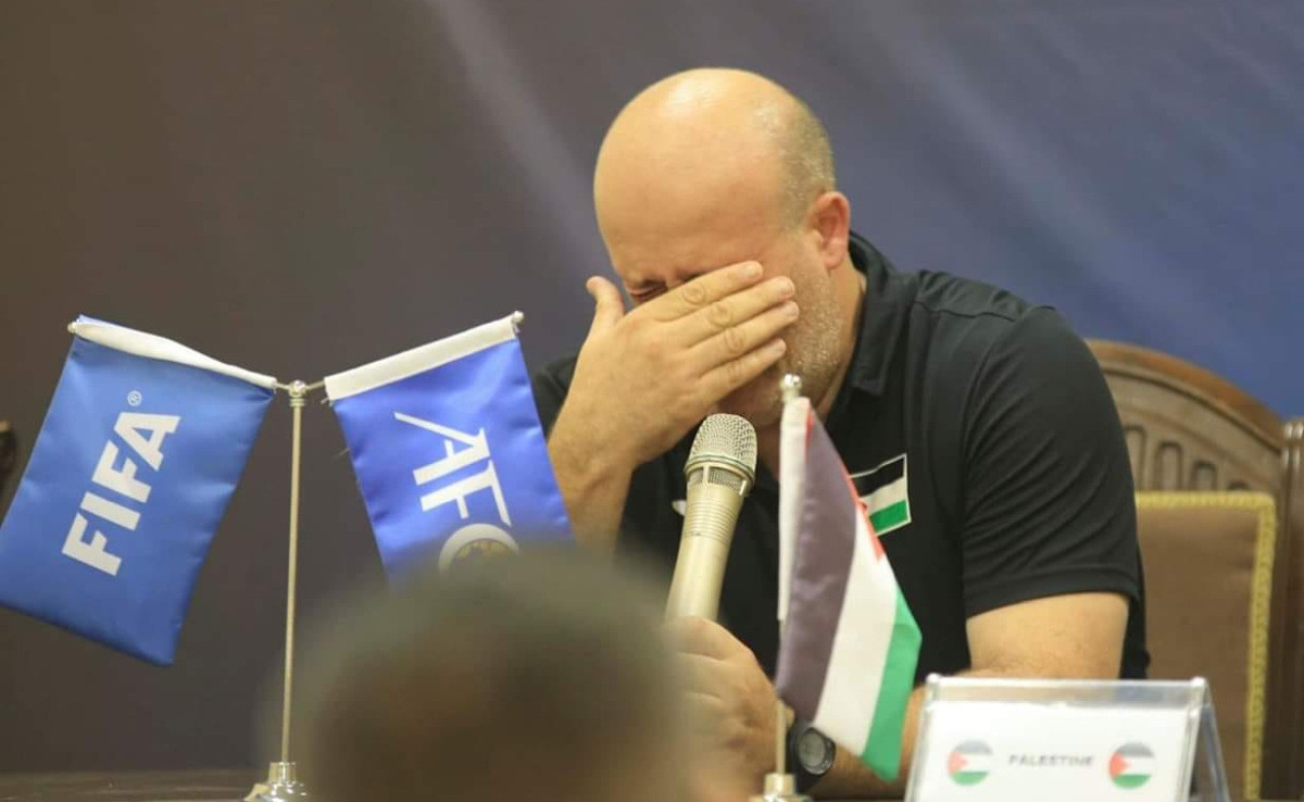 Palestinski selektor u suzama nakon utakmice