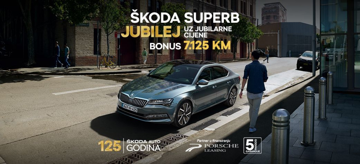 Superb jubilej ponuda za jubilarnih 125. godina Škoda auta