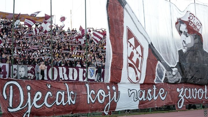FK Sarajevo: Ustani bordo nacijo, tvoj velikan te treba