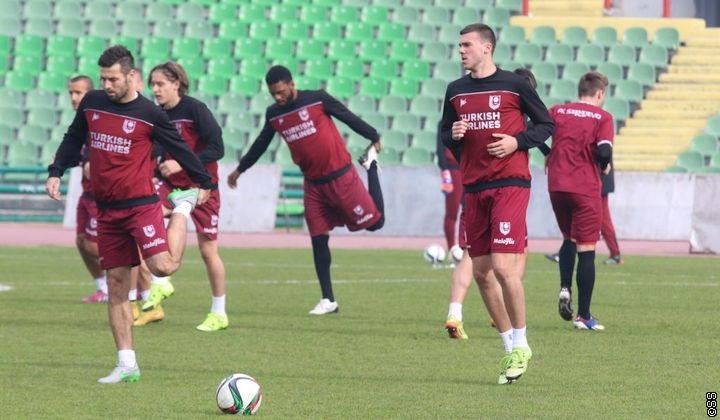 Igrači Sarajeva trenirali, Kadušić lakše povrijeđen