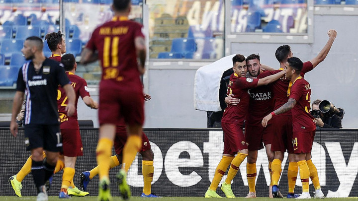 Roma lako sa Sampdorijom: Schick pogodio, Džeko dobio 22 minute