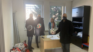 Donacija za SOS dječije selo od Udruženja fudbalskih sudija i instruktora KS