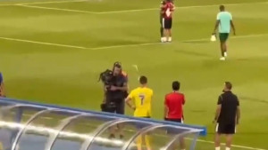 Cristiano Ronaldo bocom objašnjavao kamermanu da ga više ne snima