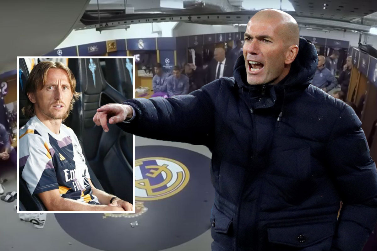Zidane postrojio igrače Reala i postavio kompleksno pitanje, svi su uperili prst ka Modriću: "On!"