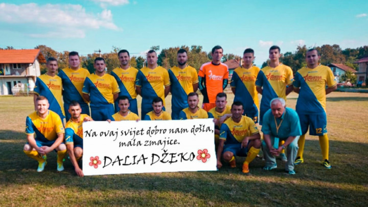 Igrači bh. niželigaša prije utakmice poželjeli dobrodošlicu Daliji Džeko