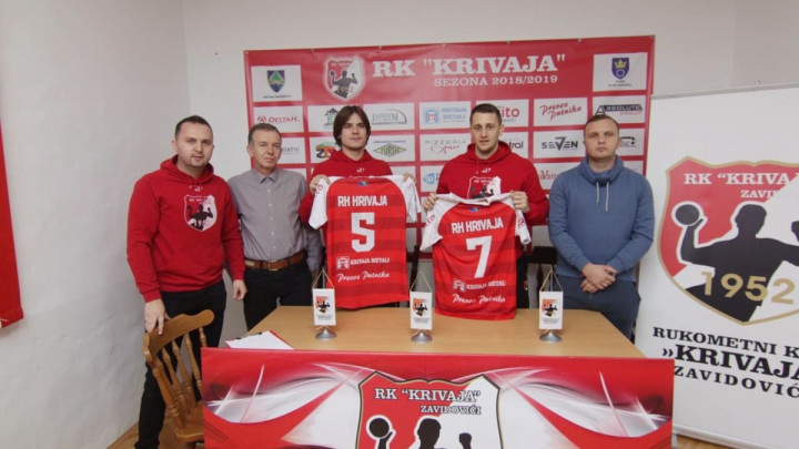 Deni Velić i Bojan Grujičić nova imena u RK Krivaja