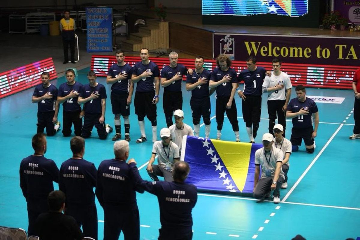 Reprezentacija BiH u sjedećoj odbojci za finale protiv Irana