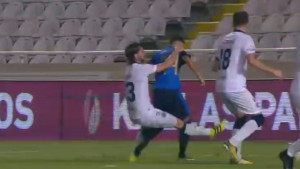 Vranješ skrivio penal, Kjosevski nemoćan