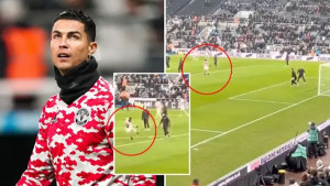Navijači Newcastlea iznervirali Ronalda na zagrijavanju, a njegova reakcija postala hit na Twitteru