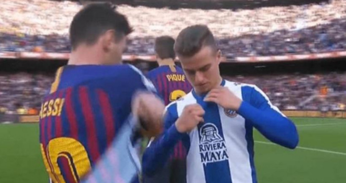 Uvrede i prijetnje za igrača Espanyola zbog razmjene dresa s Messijem