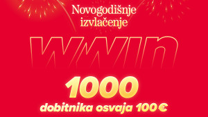 WWIN Novogodišnje izvlačenje: 100.000€ za 1.000 igrača!