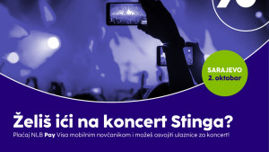 NLB Banka te vodi na koncert legendarnog Stinga u Sarajevu!