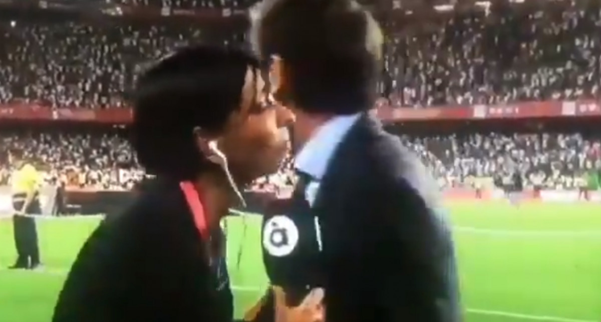 Cijela Španija se smije ovoj novinarki: Pokušala poljubiti direktora Valencije, ali se obrukala