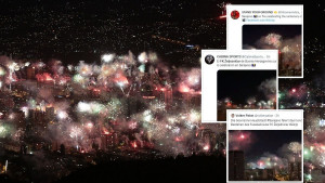 I Twitter se "zapalio": Cijeli svijet bruji o spektakularnom vatrometu navijača Željezničara