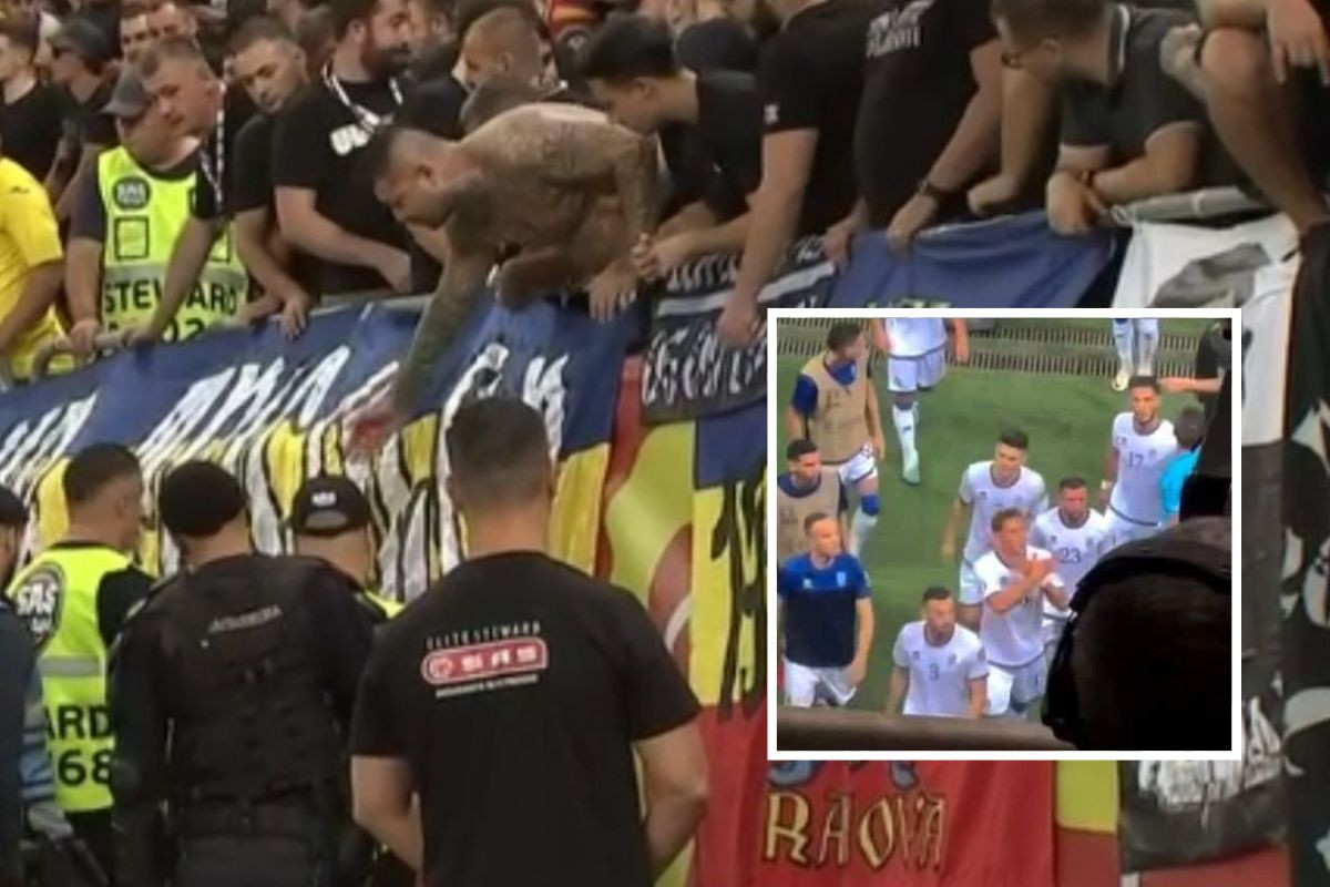 Opasni, ali samo na jeziku: Policija ponizila rumunske huligane, Kosovar isprovocirao 30.000 Rumuna! Opasni, ali samo na jeziku: Policija ponizila rumunske huligane, Kosovar isprovocirao 30.000 Rumuna!