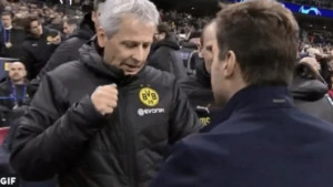 Konfuzija na pozdravljanju trenera Borussije i Tottenhama