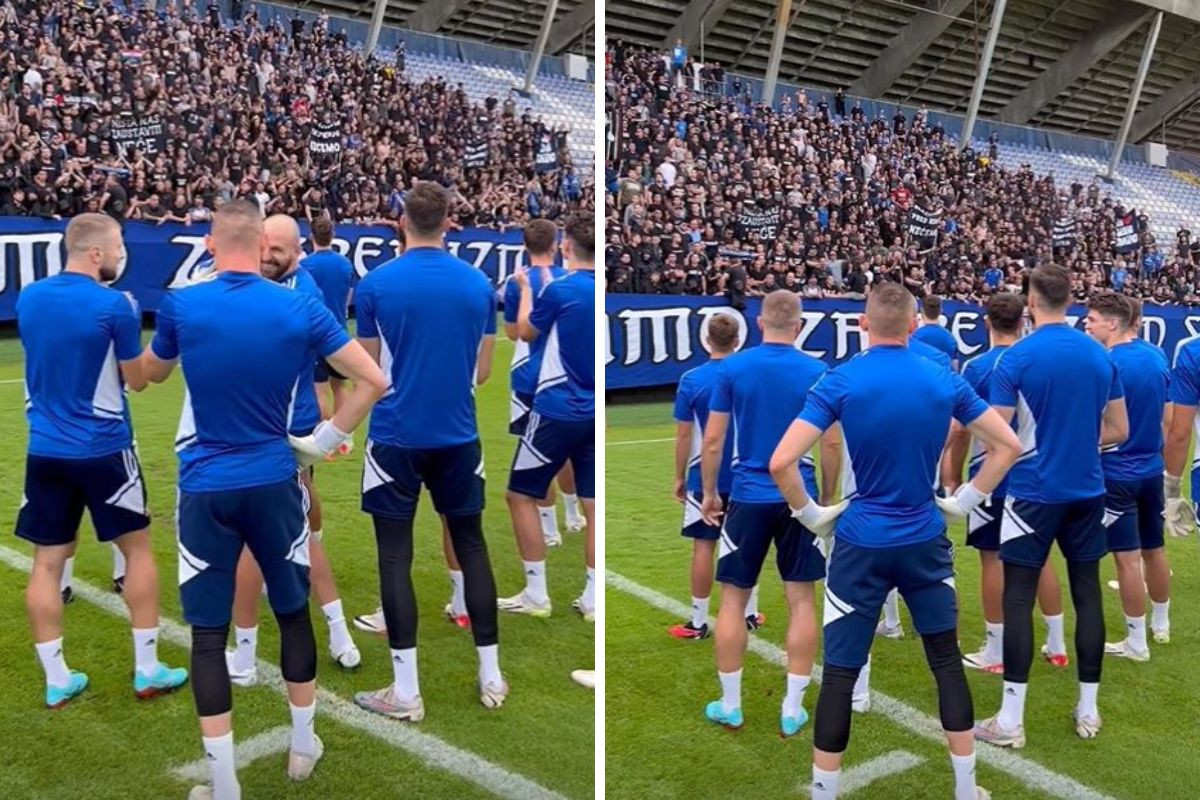 Scene s današnjeg treninga Dinama sve govore o tom klubu i njegovim navijačima Scene s današnjeg treninga Dinama sve govore o tom klubu i njegovim navijačima