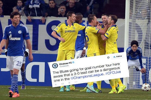Chelsea se na Twitteru našalio na račun Arsenala