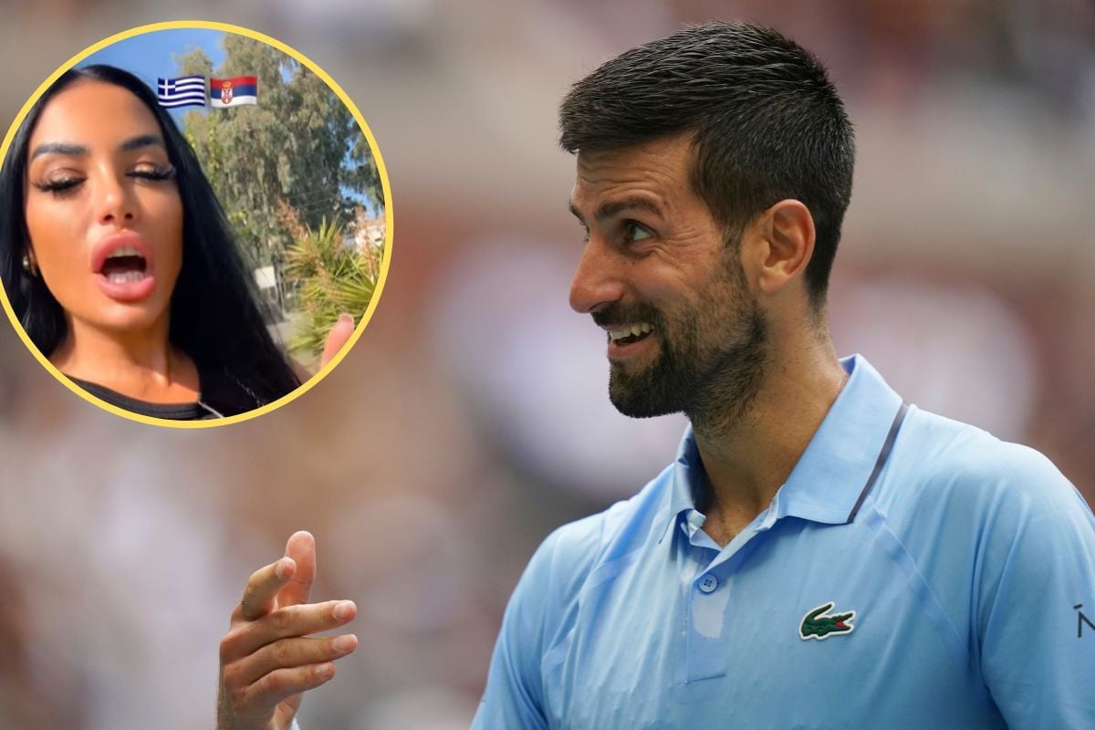 Crnokosa ljepotica lovi Novaka Đokovića po Atini: "Nole, 'ajde bre, gdje si?"