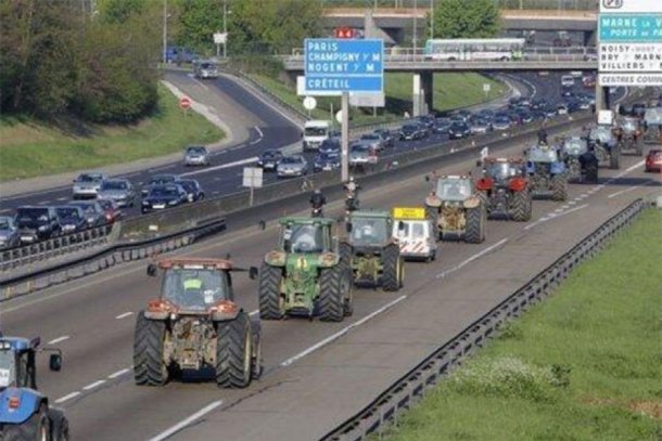 Na finalne Kupa Francuske putovali traktorima