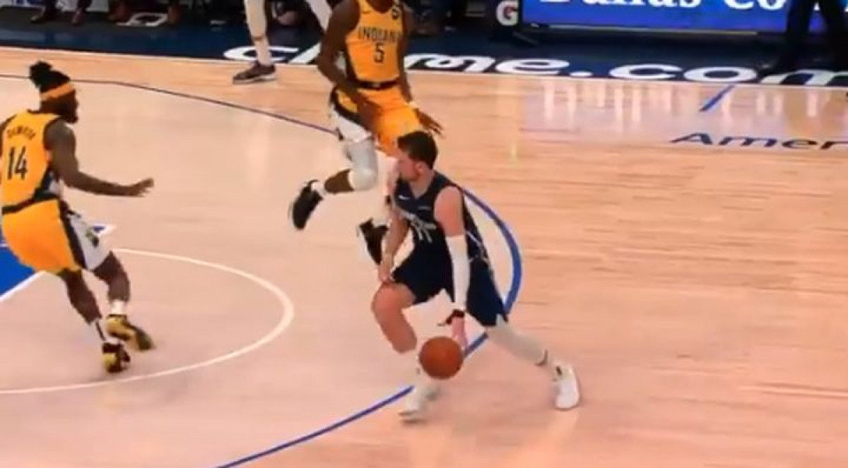 Dončić "nokautiran" letećim koljenom: Košarkaš Indiana Pacersa se nije mogao zaustaviti u zraku