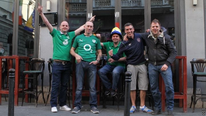 Irski navijači uživaju u Sarajevu