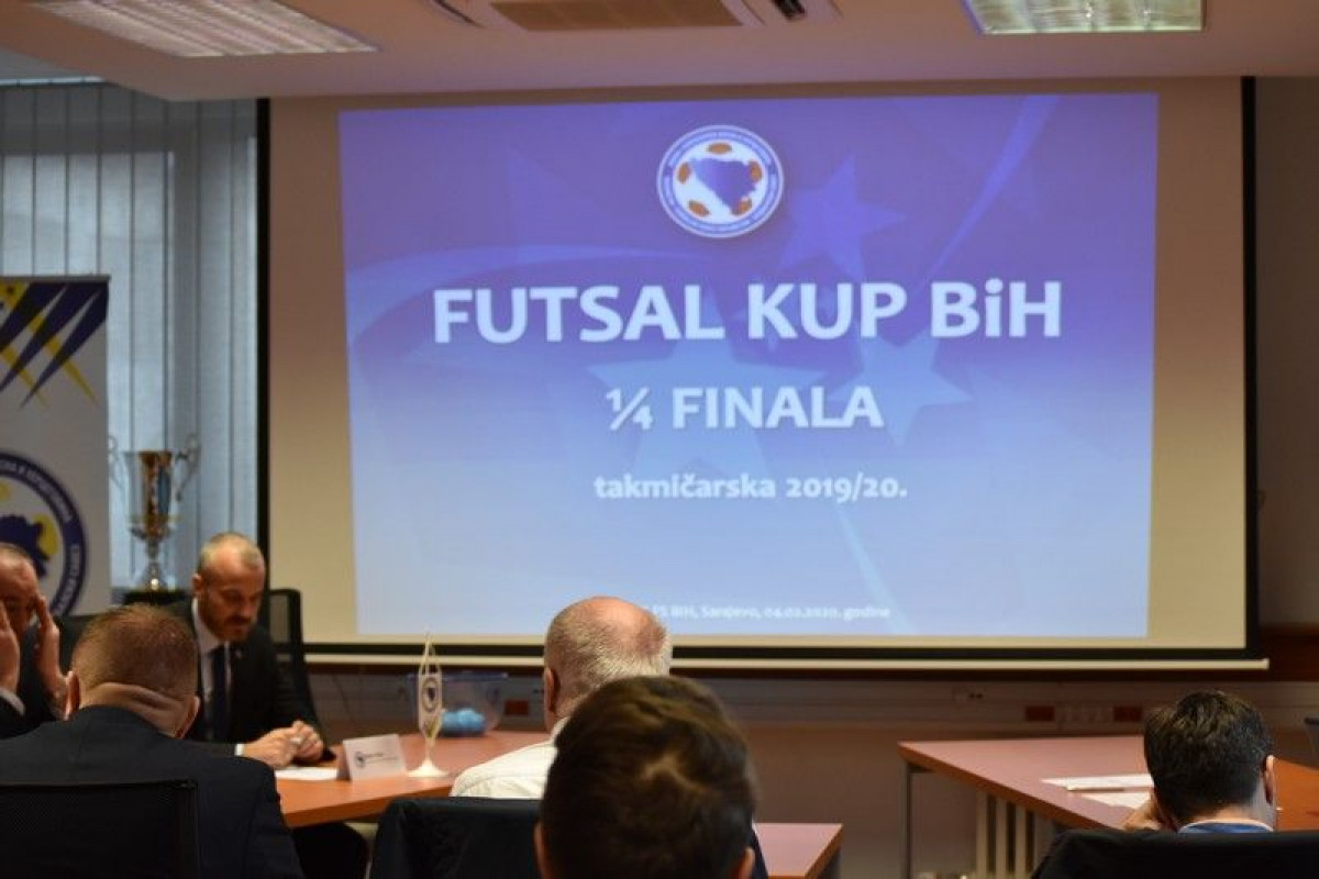 Održan žrijeb četvrtfinala Kupa BiH u futsalu Održan žrijeb četvrtfinala Kupa BiH u futsalu