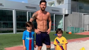 Messijev najstariji sin Thiago je veliki fan Cristiana Ronalda