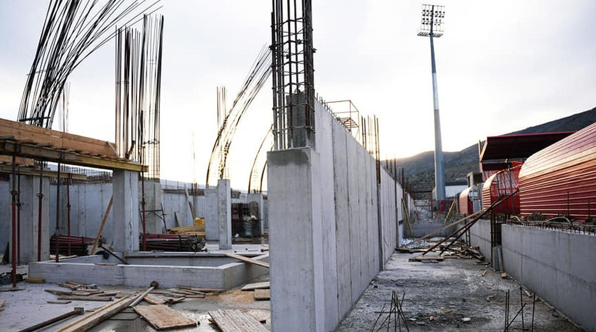 Radovi na tribini idu punom parom: FK Velež će uskoro imati jedan od najboljih stadiona u BiH