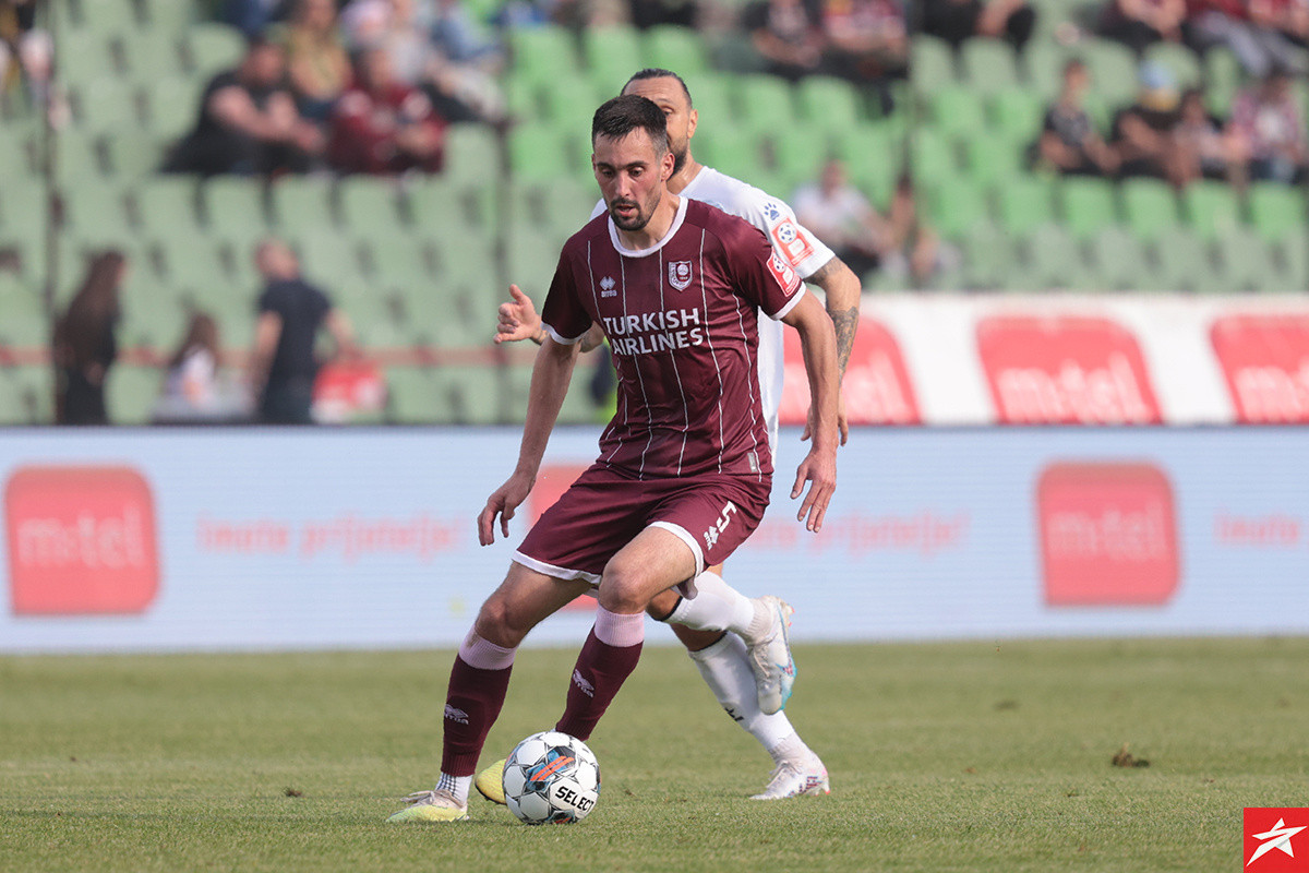 Ivan Borna Jelić Balta u početnoj postavi za meč Sarajevo - Borac!