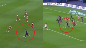 Mbappe ponovo "upalio motor" i krenuo u nevjerovatan prodor pored "statista" iz Monaca