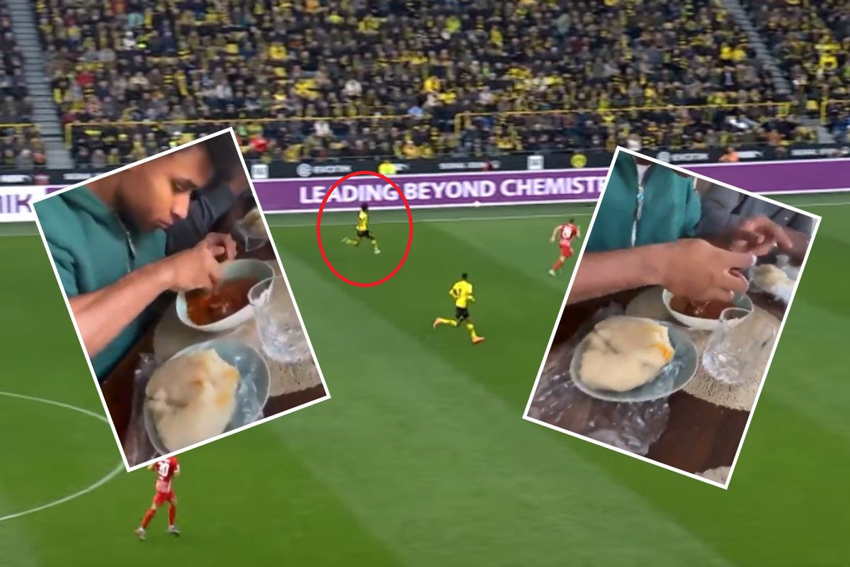 Kad babo hrani sina nema viljuške i kašike: Rukama struže"tanjire, a na terenu najbrži na svijetu! Kad babo hrani sina nema viljuške i kašike: Rukama struže"tanjire, a na terenu najbrži na svijetu!