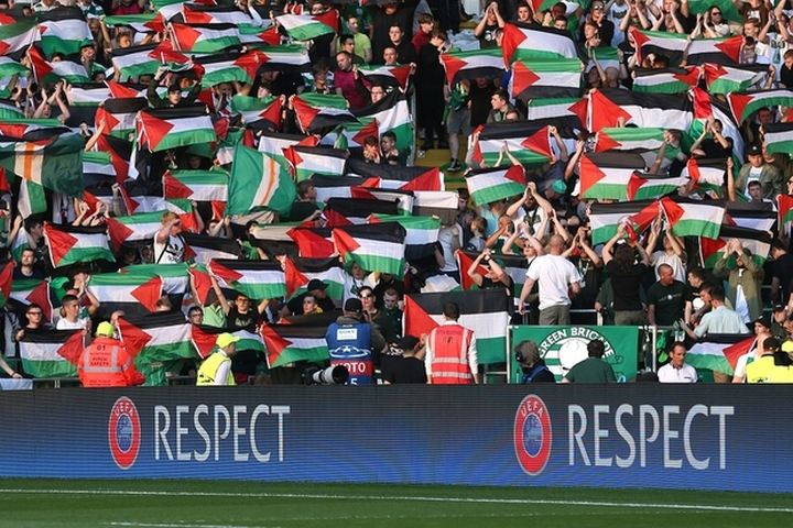 Navijačima Celtica zabranjene zastave Palestine