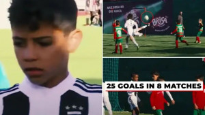 Navijači Manchester Uniteda oduševljeni kada su vidjeli šta na terenu radi Ronaldov sin
