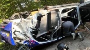 Verstappen doživio stravičan udes: Automobil je završio na krovu