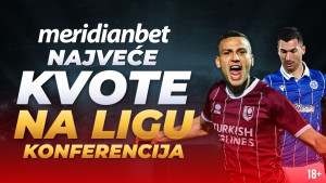 Kladionica Meridian – najveće kvote na planeti: Sarajevo 2.40, Željezničar 2.35