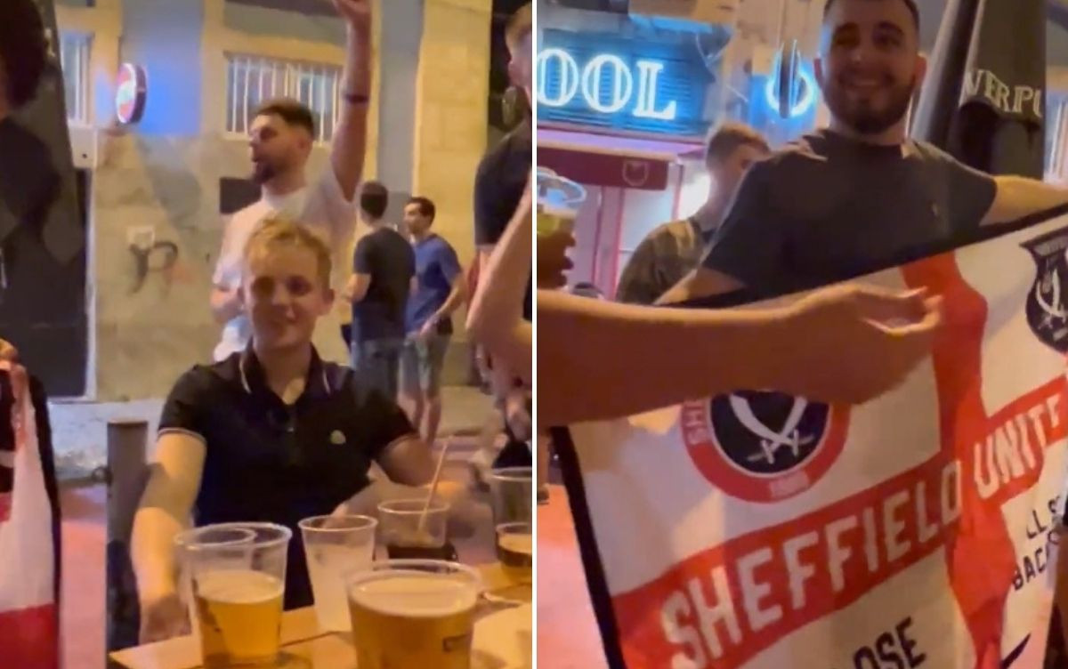 Navijači Sheffield Uniteda 'pod gasom' pjevaju: "Abdulah nema para, a pet miliona za Bosanca" Navijači Sheffield Uniteda 'pod gasom' pjevaju: "Abdulah nema para, a pet miliona za Bosanca"