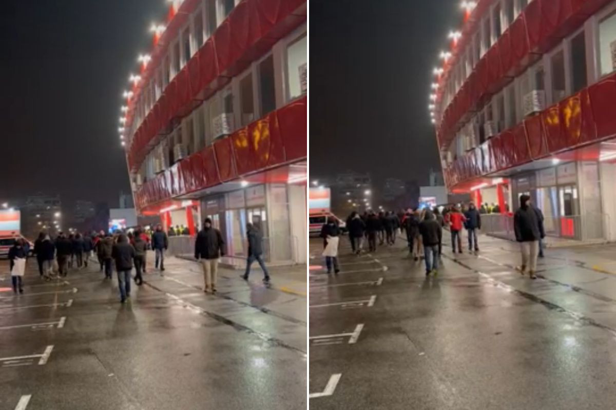 Ogledalo navijačke pripadnosti: Na poluvremenu meča Crvena zvezda - PSV viđena je teška bruka!