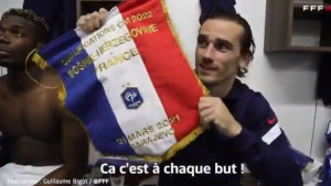 Francuzi objavili video iz svlačionice na Grbavici, a u centru pažnje je Antoine Griezmann