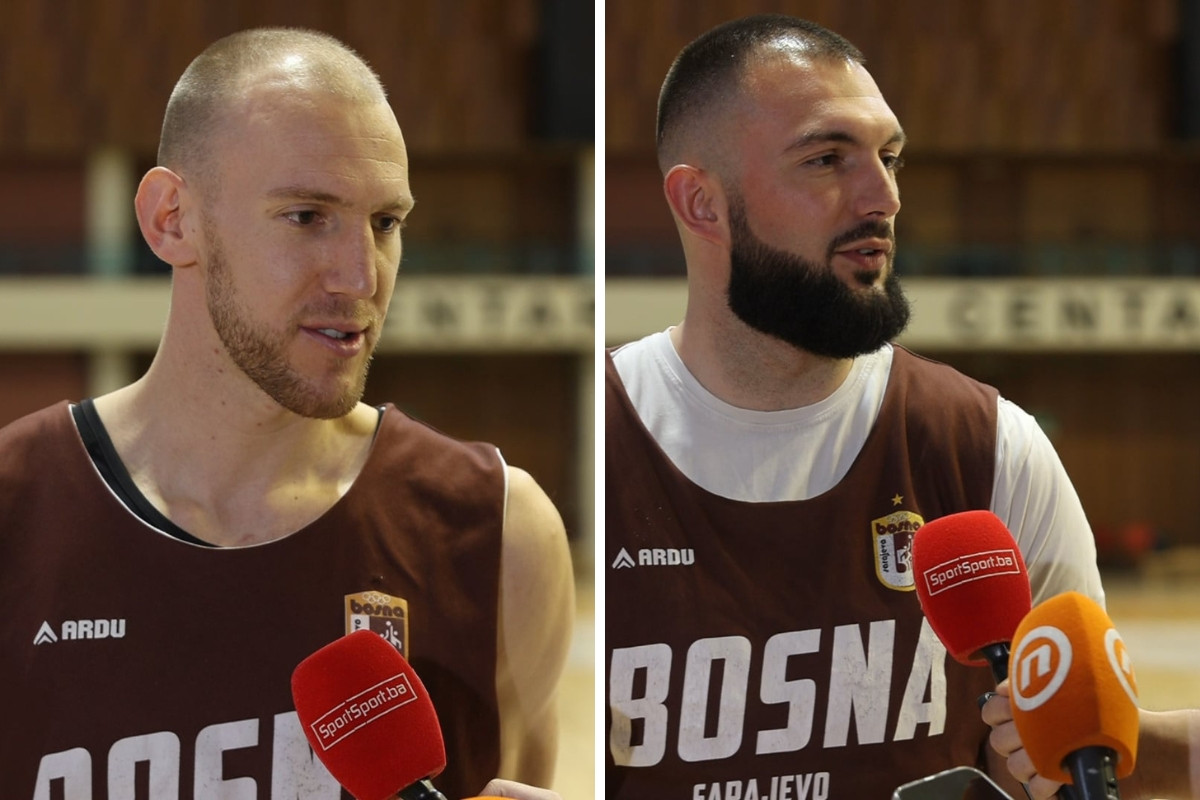Vrabac: "Ja sam dijete grada, ovakva podrška mnogo znači"; Šalić: "Cijela sezona je stala u srijedu"