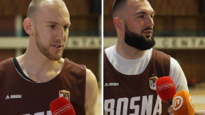 Vrabac: "Ja sam dijete grada, ovakva podrška mnogo znači"; Šalić: "Cijela sezona je stala u srijedu"