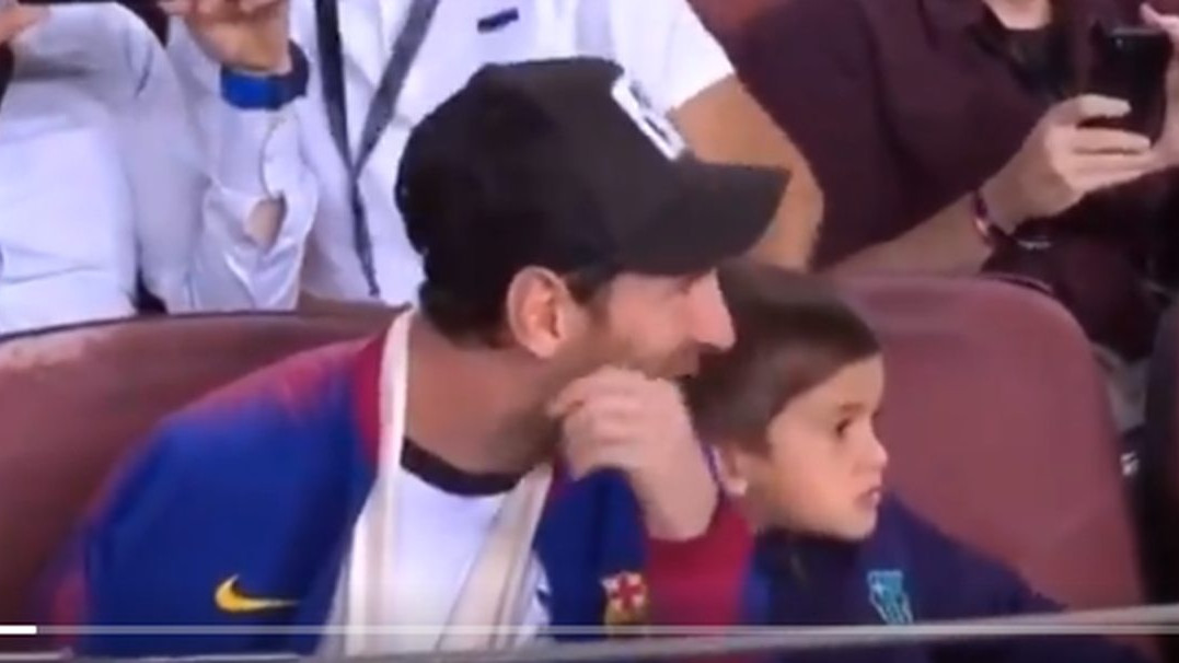 Rafinha pogodio, oduševljeni i Messi i mali Thiago