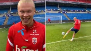 Kao nekada legendarni Adriano: Haaland pokazao kakav "top" ima u lijevoj nozi