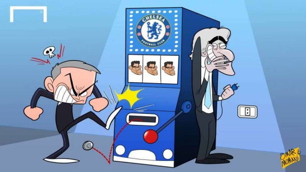 Karikatura dana: Mourinho, Costa, Pellegrini