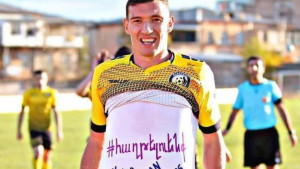 Bivši igrač Radnika iz Bijeljine proslavio gol uz poruku armenskoj vojsci