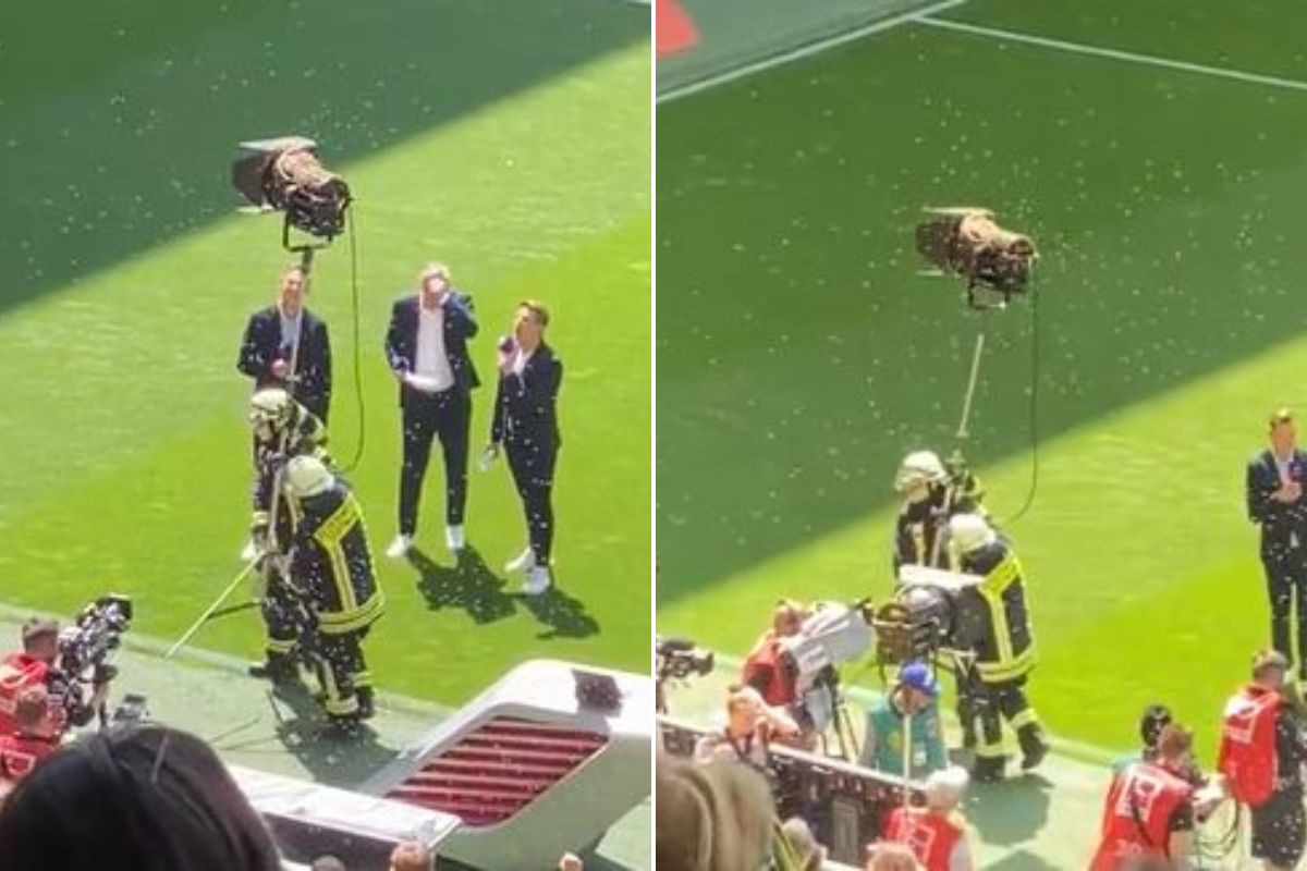 Neviđen problem u Dortmundu pred meč godine: Novinari bježali po terenu, reagovali i vatrogasci