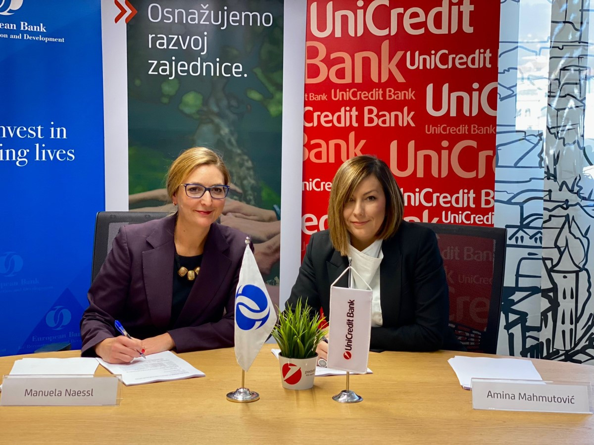 EBRD, EU i UniCredit finansiraju MSP u Bosni i Hercegovini s  10 miliona eura